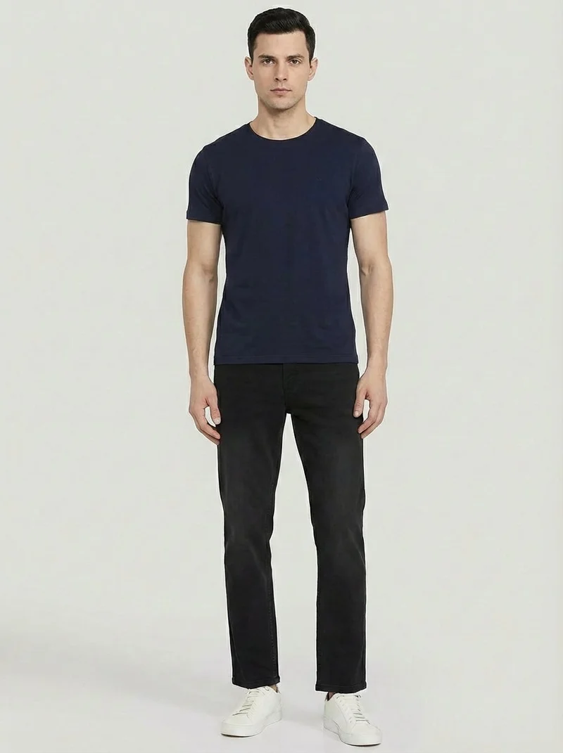 inkd Men's Classic Regular Fit Jeans with 5 Pocket Styling | Mid- Rise | Soft & Stretchable